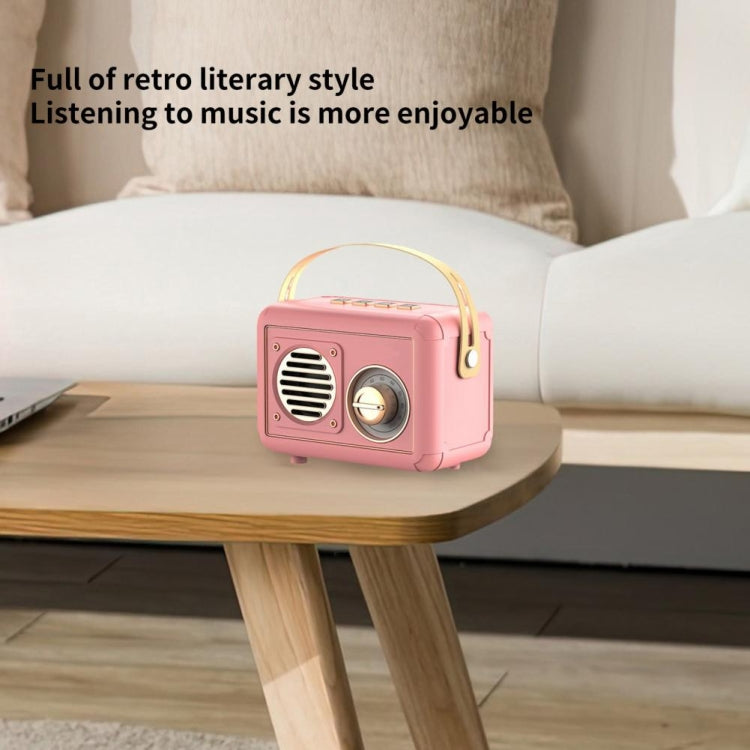 FT-BT20 Mini Retro Card USB Flash Drive FM Radio Wireless Bluetooth Speaker