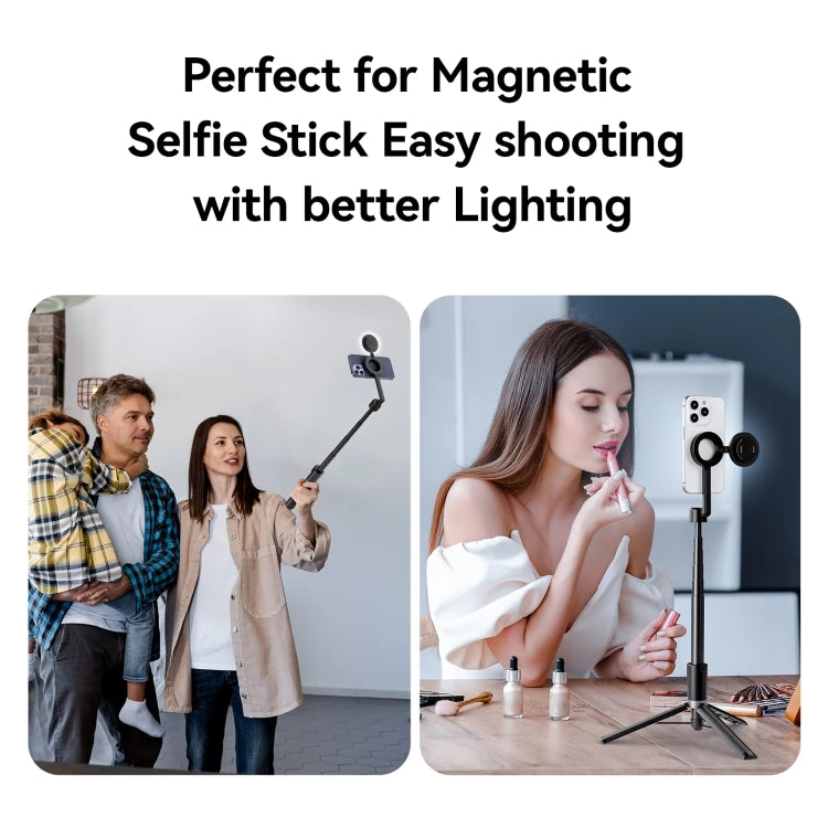 TELESIN Magnetic Selfie Light Rechargeable Foldable Fill Light For Mobile Phone