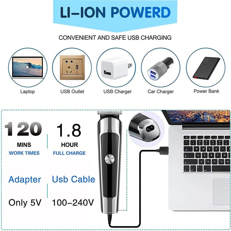 6 in 1 Men Waterproof Electric Hair Trimmer Kit Nose Trimmer, Mustache Trimmer Body Shaver, 8688, 8788, 8988