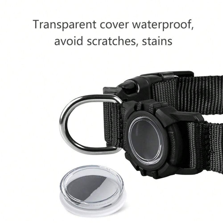 For AirTag Dog Collar LED Waterproof Quick Release Collar
