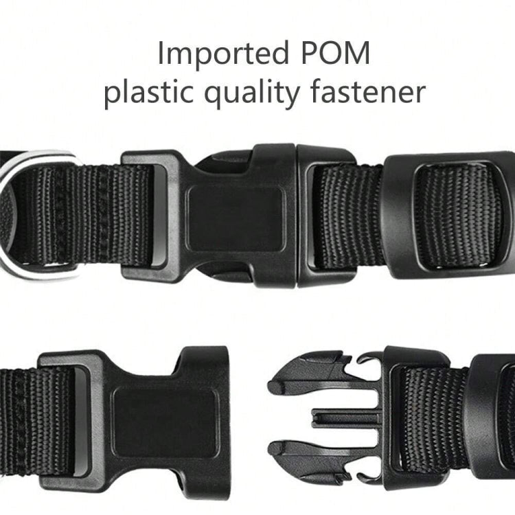 For AirTag Dog Collar LED Waterproof Quick Release Collar