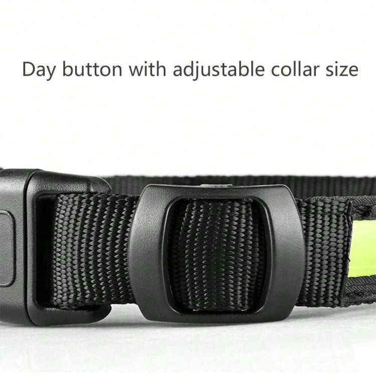 For AirTag Dog Collar LED Waterproof Quick Release Collar