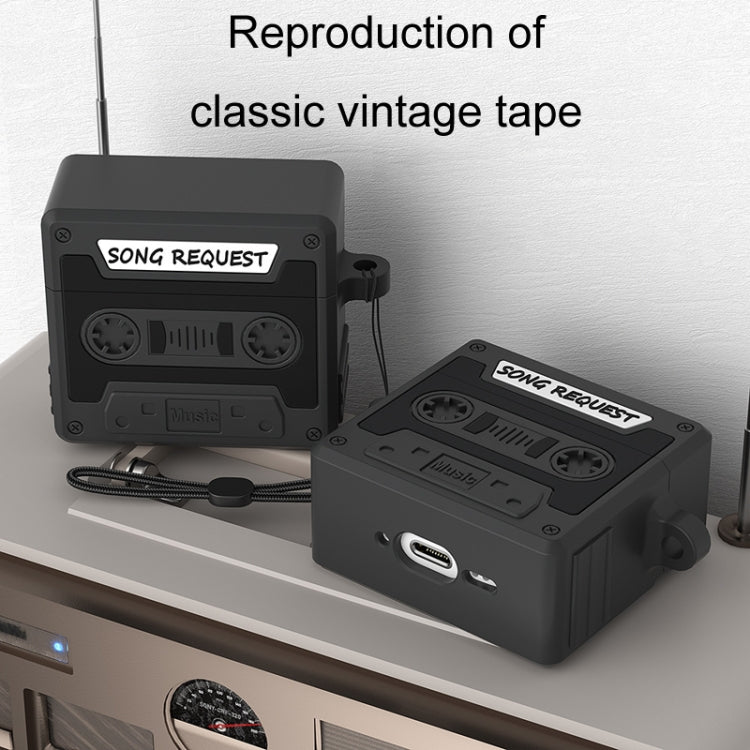 Retro Silicone Tape Shape Earphone Protective Case