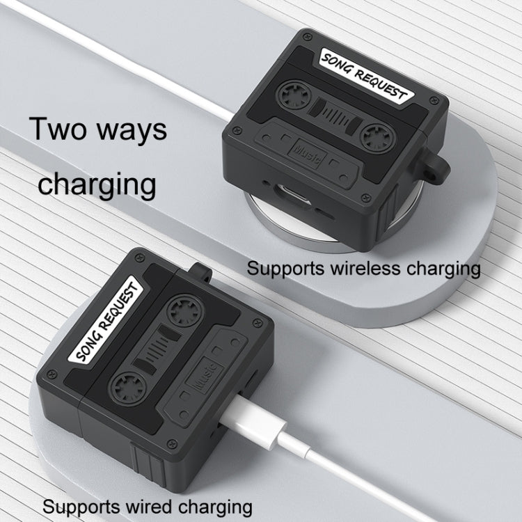 Retro Silicone Tape Shape Earphone Protective Case