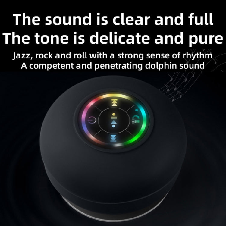 BT-07 Portable Large Suction Cup Waterproof Bathroom Bluetooth Speaker