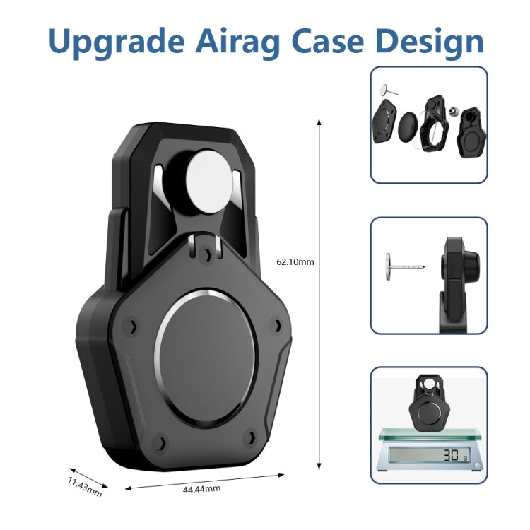 For AirTag Tracker Magnetic Lock Case Waterproof Hidden Protective Cover