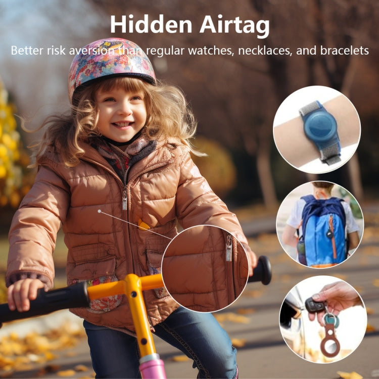 For AirTag Tracker Magnetic Lock Case Waterproof Hidden Protective Cover