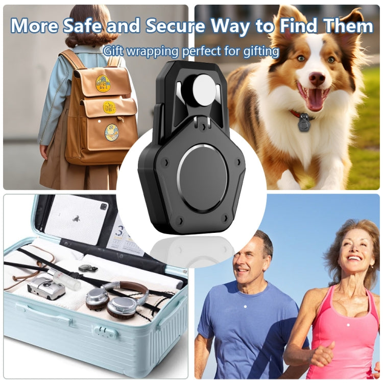 For AirTag Tracker Magnetic Lock Case Waterproof Hidden Protective Cover