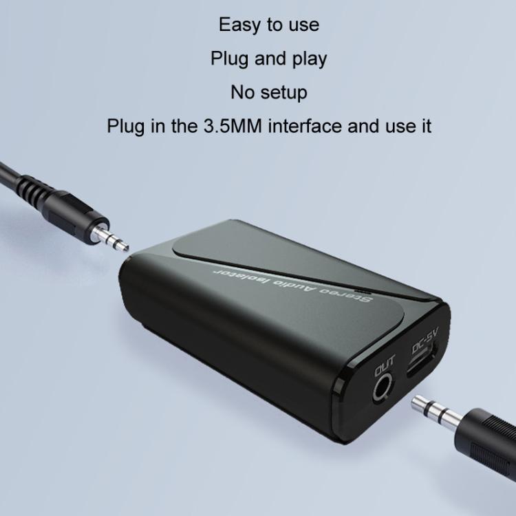 Bluetooth 5.4 Audio Common Ground Isolator Receiver Anti-interference Noise Reducer