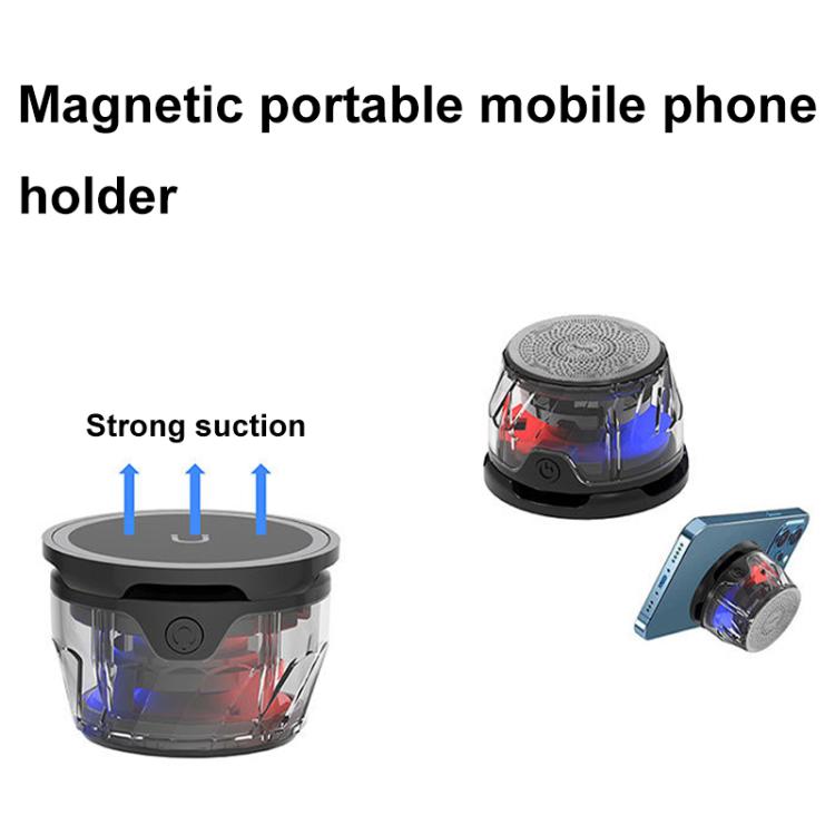 RK-C250 Portable RGB Atmosphere Light Magnetic Bluetooth Speaker with Wireless Charging Function