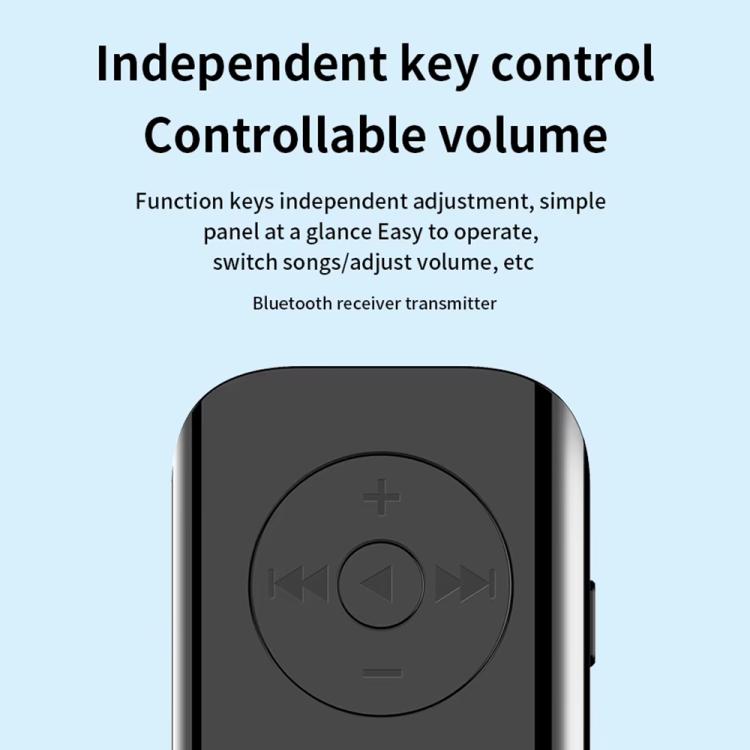 MX-M06 Clip-on Bluetooth 5.3 Audio Receiver and Transmitter Computer Audio Car Adapter