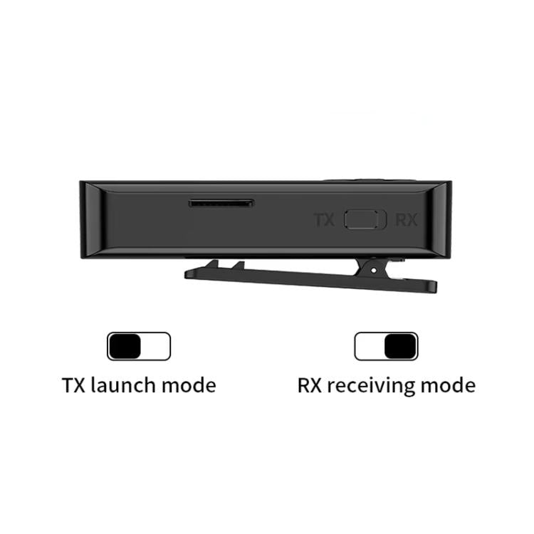 MX-M06 Clip-on Bluetooth 5.3 Audio Receiver and Transmitter Computer Audio Car Adapter