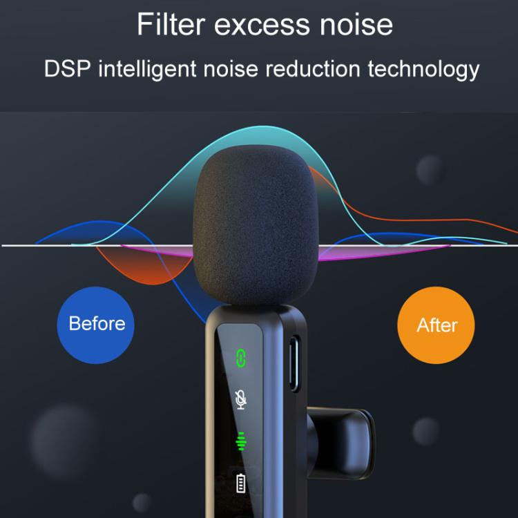 H65 3 In 1 Lavalier Wireless Microphone Outdoor Broadcast Noise Canceling Sports Camera Microphone