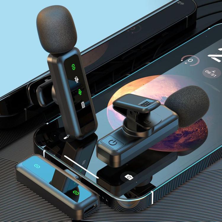 H63 Wireless Lavalier Microphone Live Shooting Audio Noise Canceling Device