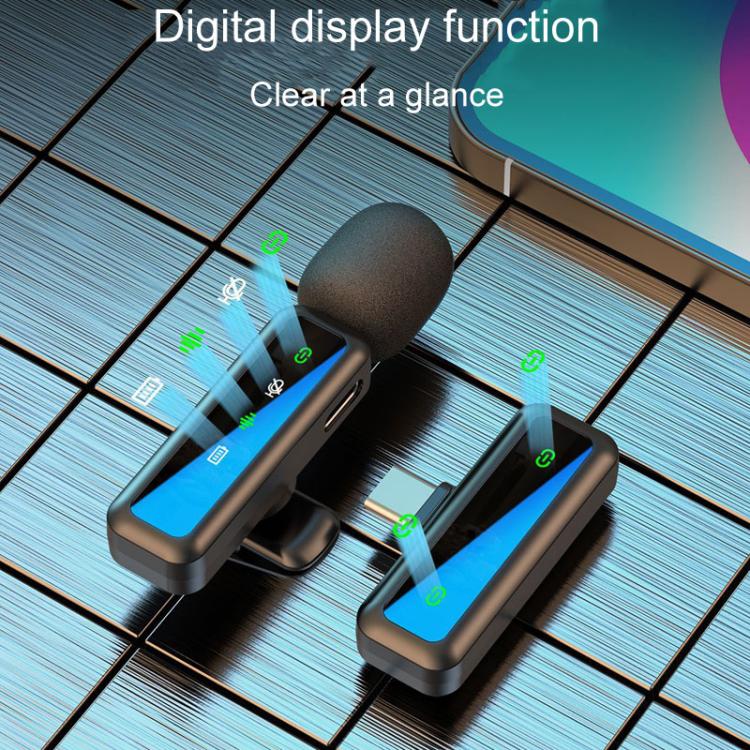 H63 Wireless Lavalier Microphone Live Shooting Audio Noise Canceling Device