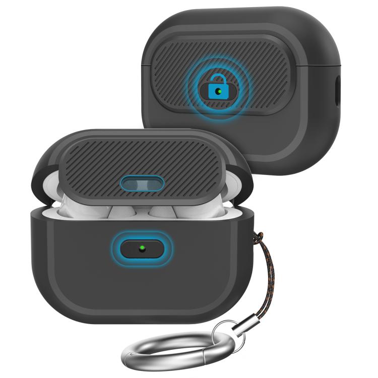 For AirPods Pro / Pro 2 AhaStyle JY17 Silicone Lock Protective Case