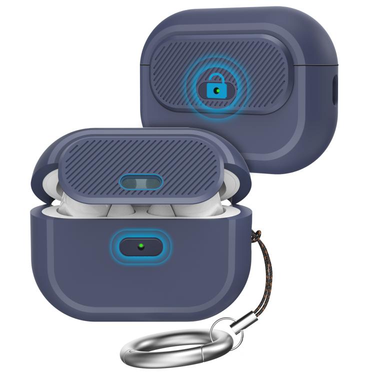 For AirPods Pro / Pro 2 AhaStyle JY17 Silicone Lock Protective Case