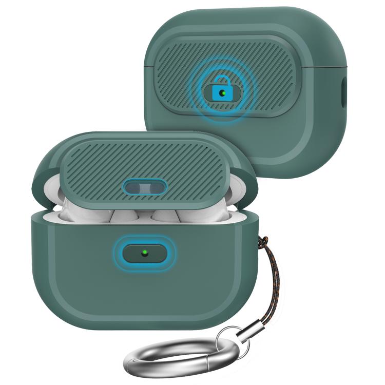 For AirPods Pro / Pro 2 AhaStyle JY17 Silicone Lock Protective Case