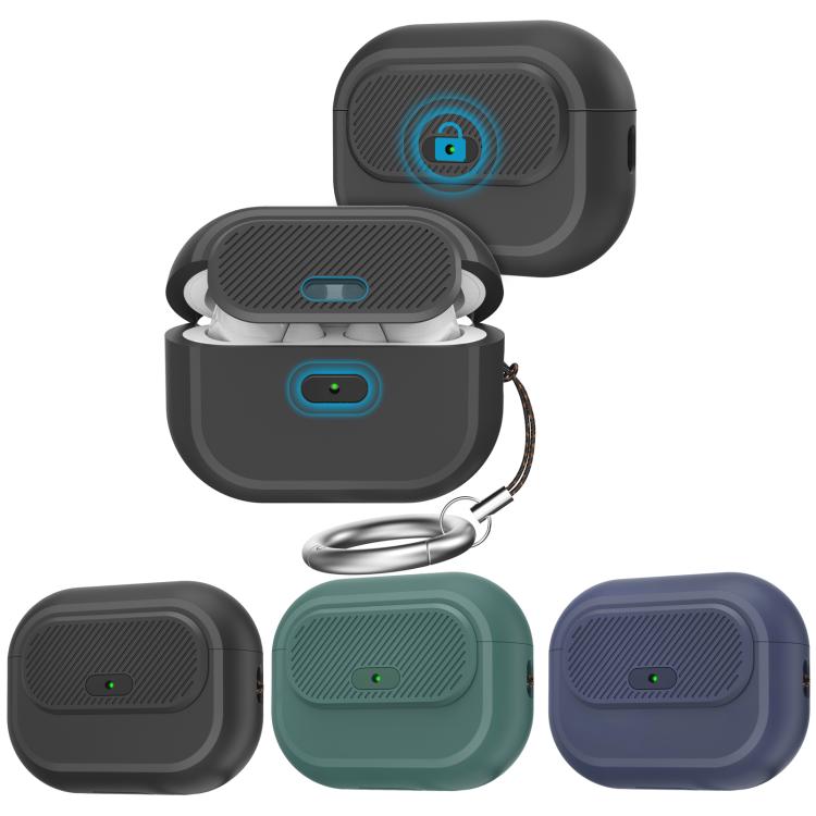 For AirPods Pro / Pro 2 AhaStyle JY17 Silicone Lock Protective Case