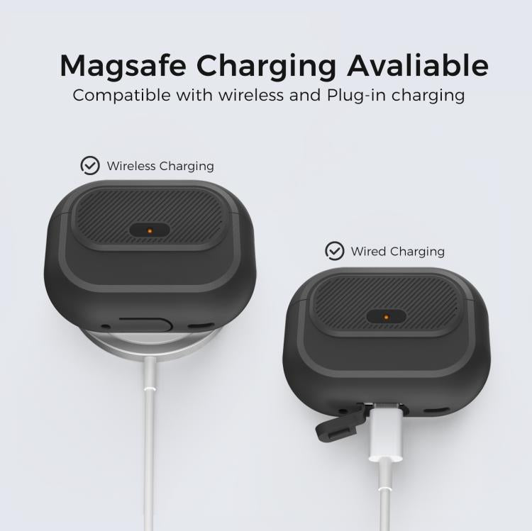 For AirPods Pro / Pro 2 AhaStyle JY17 Silicone Lock Protective Case