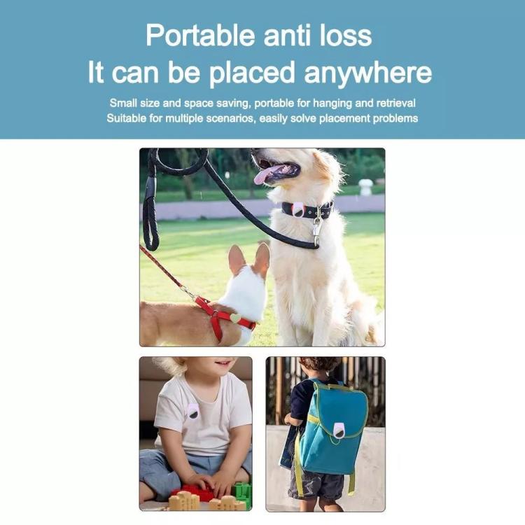 For AirTag Tracker Silicone Cover With Safety Pins Portable Hidden Holder For Elderly and Children