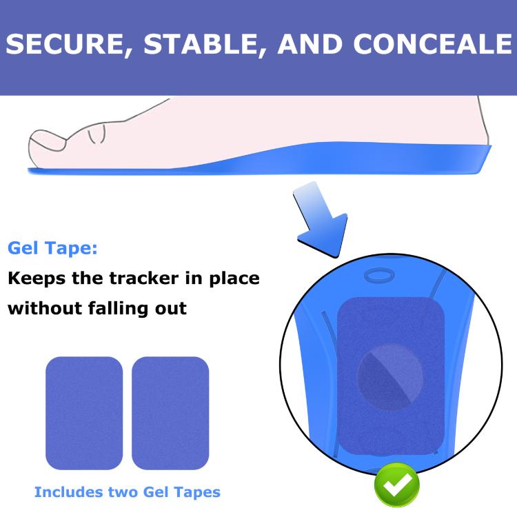 For AirTag Locator Insole Cover Children and The Elderly Hidden Anti-lost Device