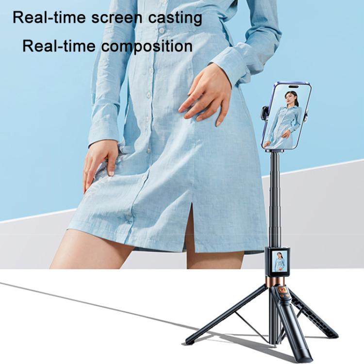 Mobile Phone Screen Mirroring Selfie Stick Real-time Display Mobile Phone Rear Photo Live Tripod Stand