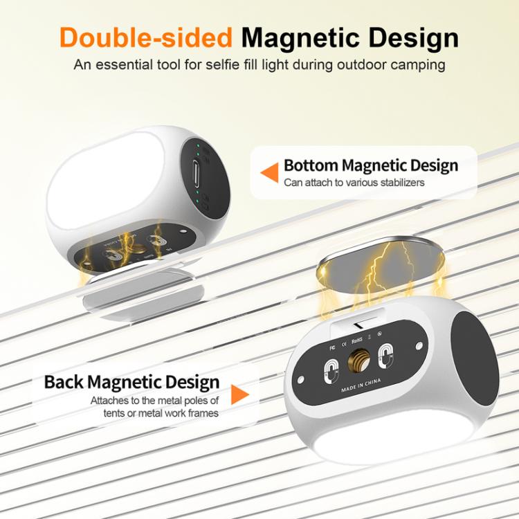 For DJI / Zhiyun Handheld Gimbal Stabilizer Fill Light Magnetic LED Photography Lamp Mobile Phone Fill Light