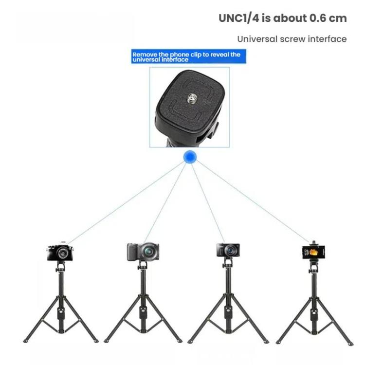 YUNTENG 1688L 16.5-77 Inch Phone Camera Selfie Stick Tripod With Bluetooth Remote Control