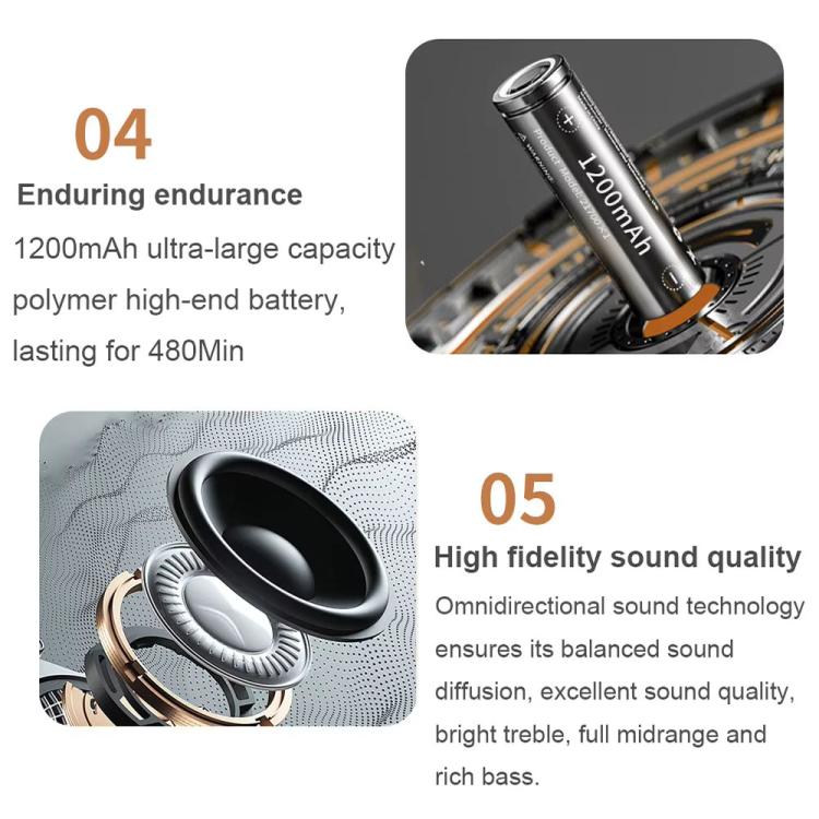 AVWOO A17 Mini Colorful Light Retro Gramophone Bluetooth Speaker