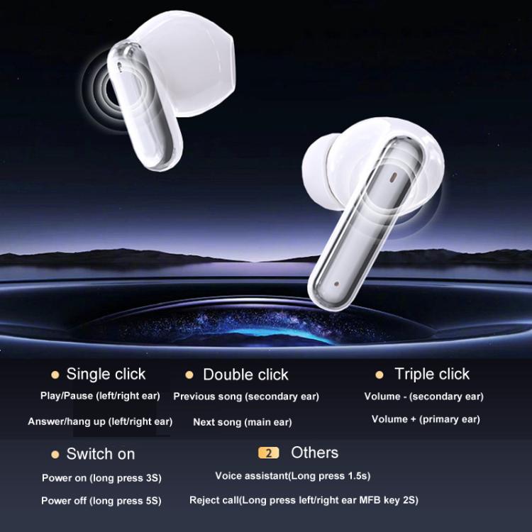XG16 In-Ear Long-Life Couple Two-In-One Bluetooth Wireless Earphones Two Pairs Of Earphones