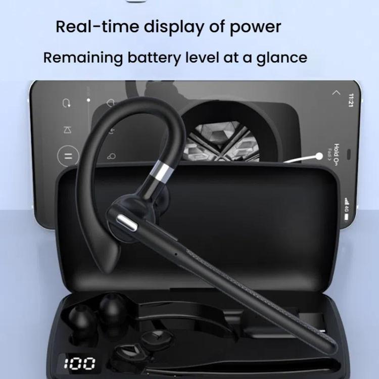 On-Ear Bluetooth Earphone AI Noise Reduction HD Talking Business Earphone