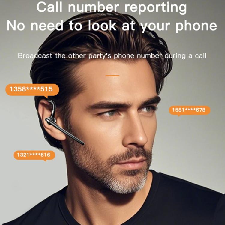 On-Ear Bluetooth Earphone AI Noise Reduction HD Talking Business Earphone