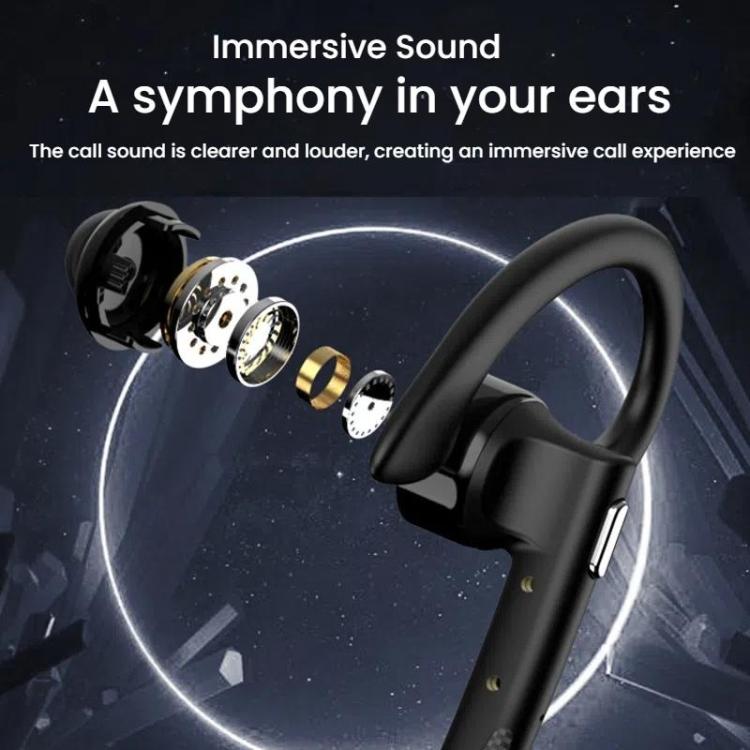On-Ear Bluetooth Earphone AI Noise Reduction HD Talking Business Earphone