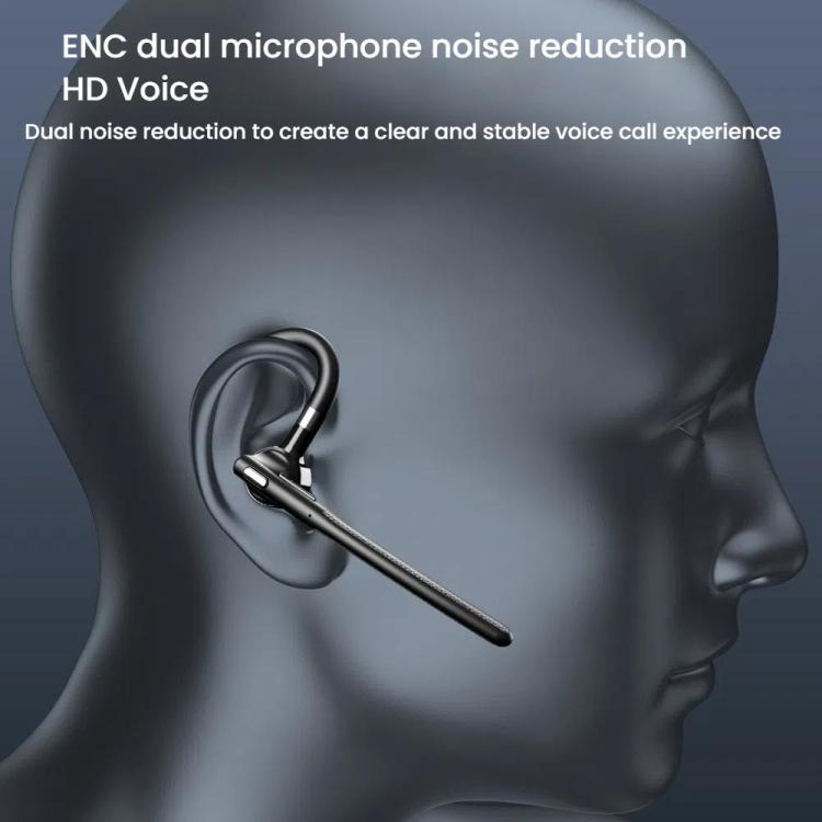 On-Ear Bluetooth Earphone AI Noise Reduction HD Talking Business Earphone