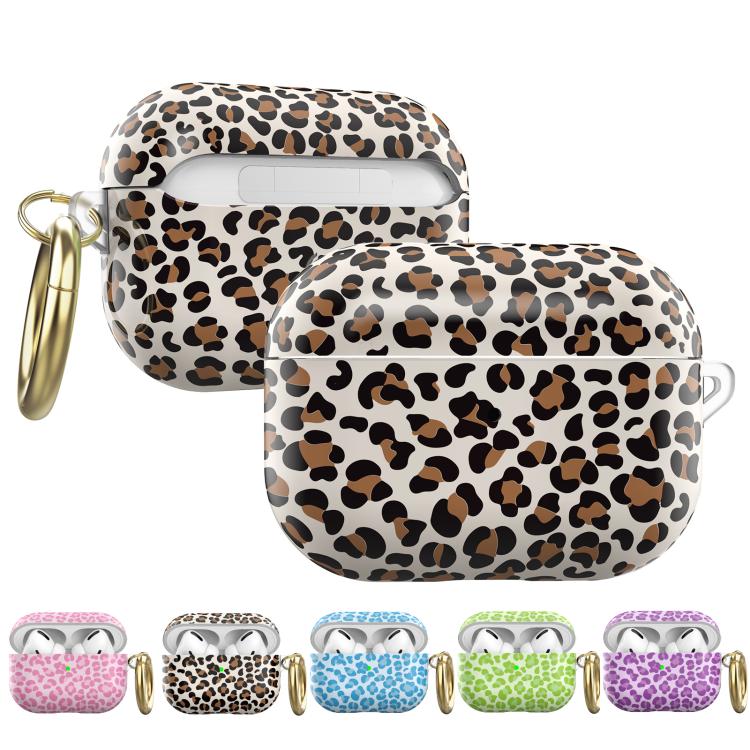 For AirPods Pro 2 / Pro AhaStyle TPU Leopard Print Protective Case