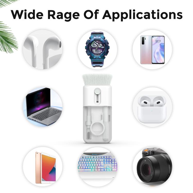 AhaStyle WG93 6 In 1 Earphone Phone Keyboard Multi-Functional Cleaning Tools