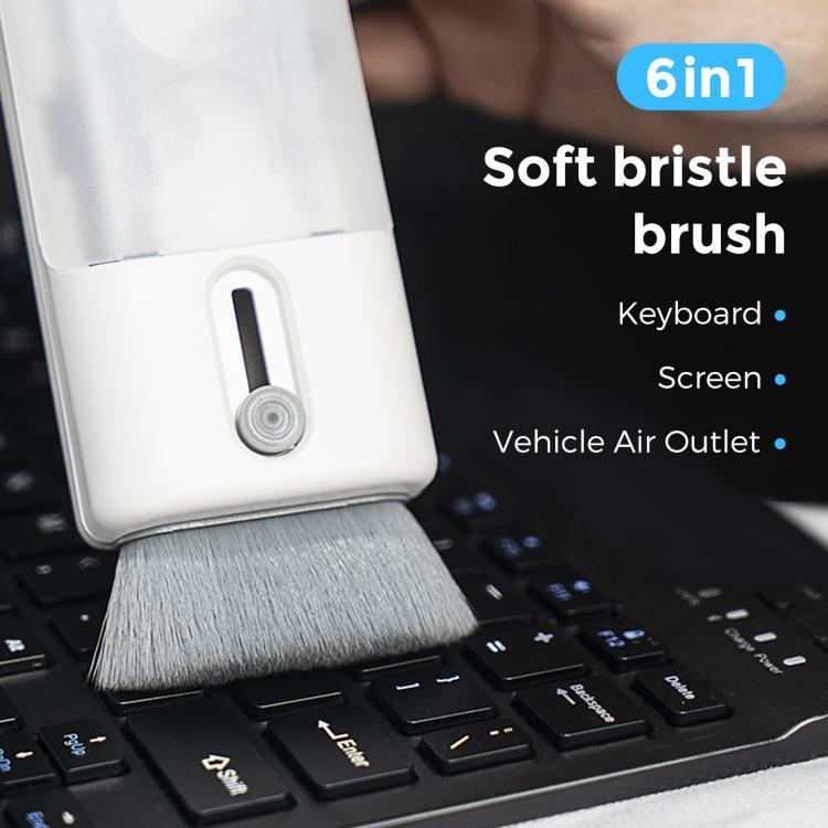 AhaStyle WG93 6 In 1 Earphone Phone Keyboard Multi-Functional Cleaning Tools