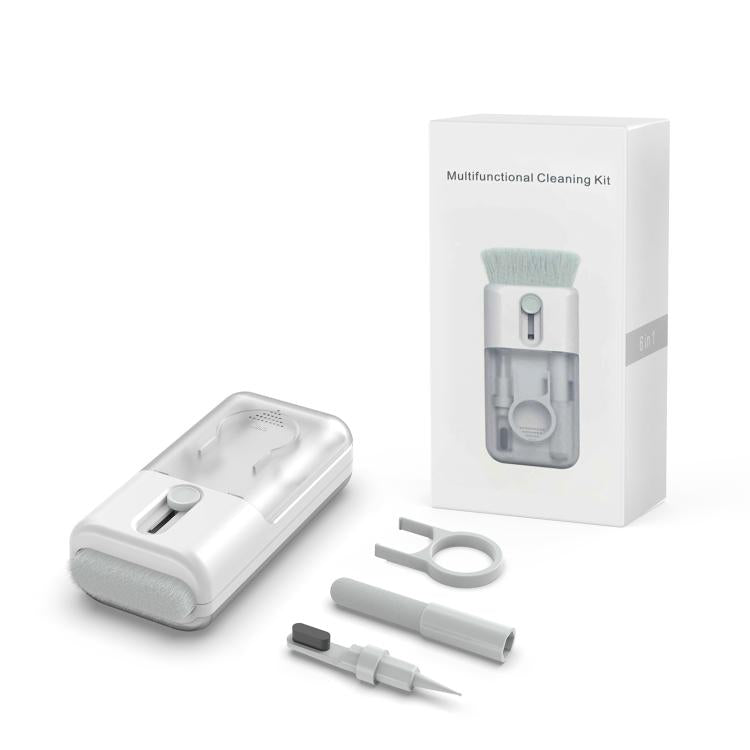 AhaStyle WG93 6 In 1 Earphone Phone Keyboard Multi-Functional Cleaning Tools