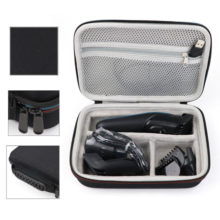 EVA Storage Bag For Braun MGK3020 / MGK3060 / MGK3080 Beard Trimmer and Hair Clipper, 22 x 16 x 7cm