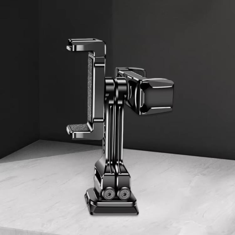 Dual Phone Mount Teleprompter Stand with Arca-Swiss Base Compatible with DJI Stabilizers for Live Streaming/Vlogging/Video Recording