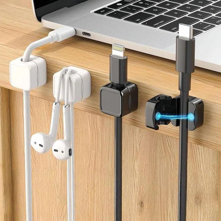 18pcs /Pack Magnetic Cable Organizer Clips Adhesive Wire Holders for Desk Management