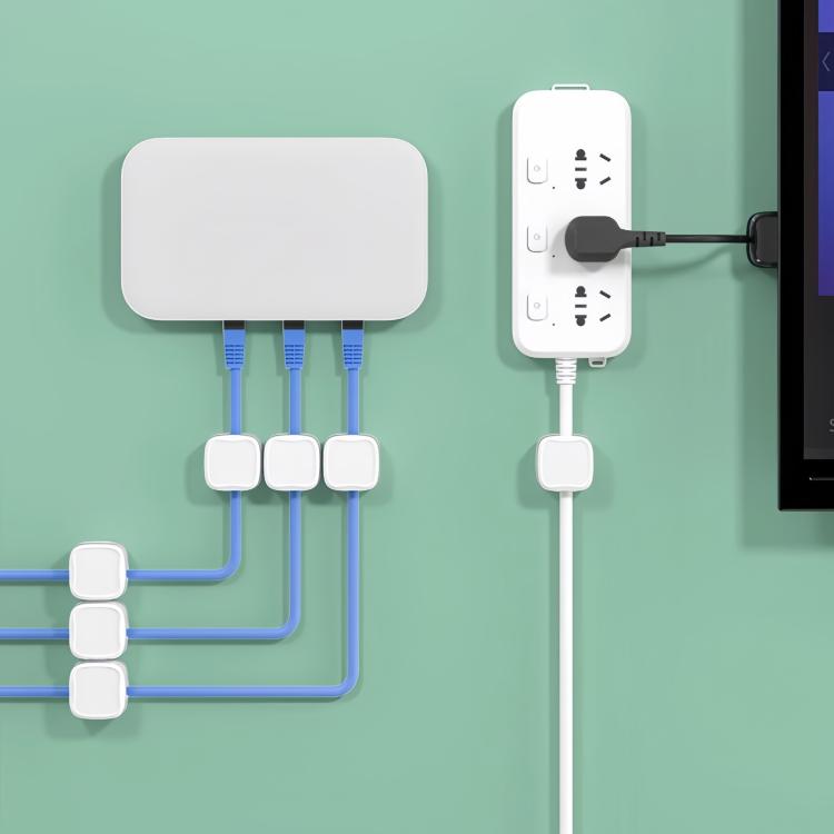 18pcs /Pack Magnetic Cable Organizer Clips Adhesive Wire Holders for Desk Management