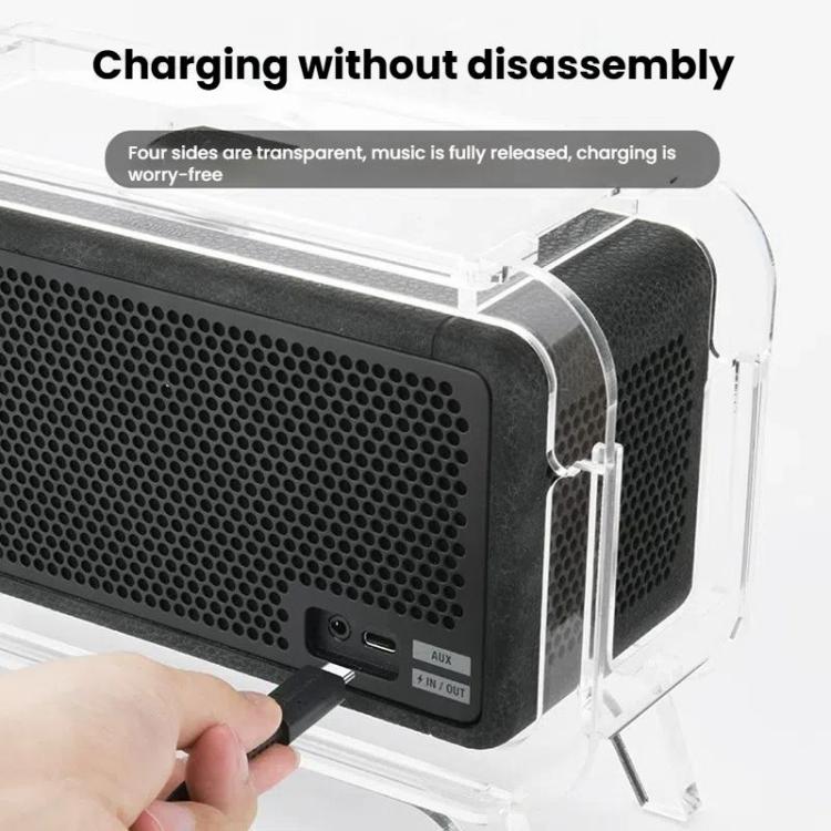 For Marshall Middleton Speaker Stand Acrylic Retro TV Cabinet Design Desktop Organizer Display Shelf