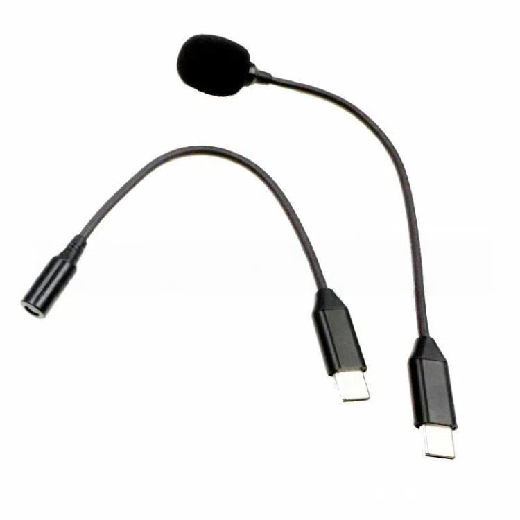 USB-C/Type-C Plug-in Microphone Speaker Mode Without Unplugging, Plug & Play Instant Audio Output