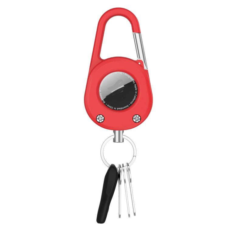 For AirTag Case With Carabiner Keychain Waterproof Dustproof Shockproof Protective Holder
