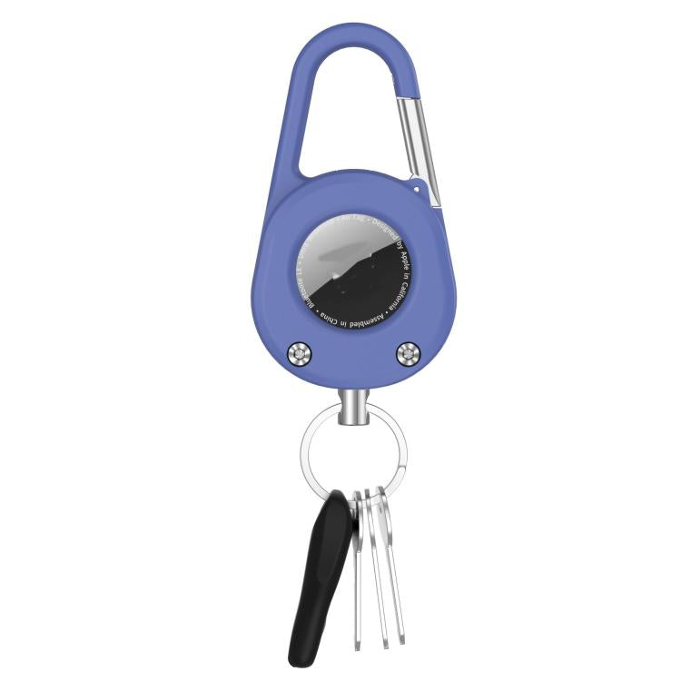 For AirTag Case With Carabiner Keychain Waterproof Dustproof Shockproof Protective Holder