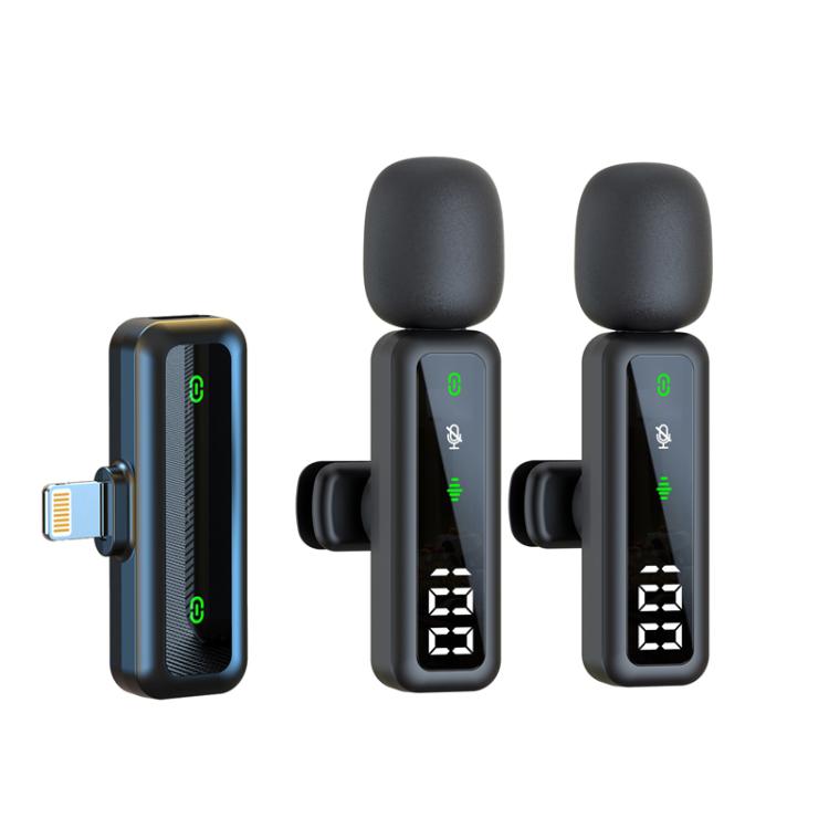 Live Noise Reduction Video Shooting Mini Mobile Phone Microphone Digital Wireless Lapel Microphone