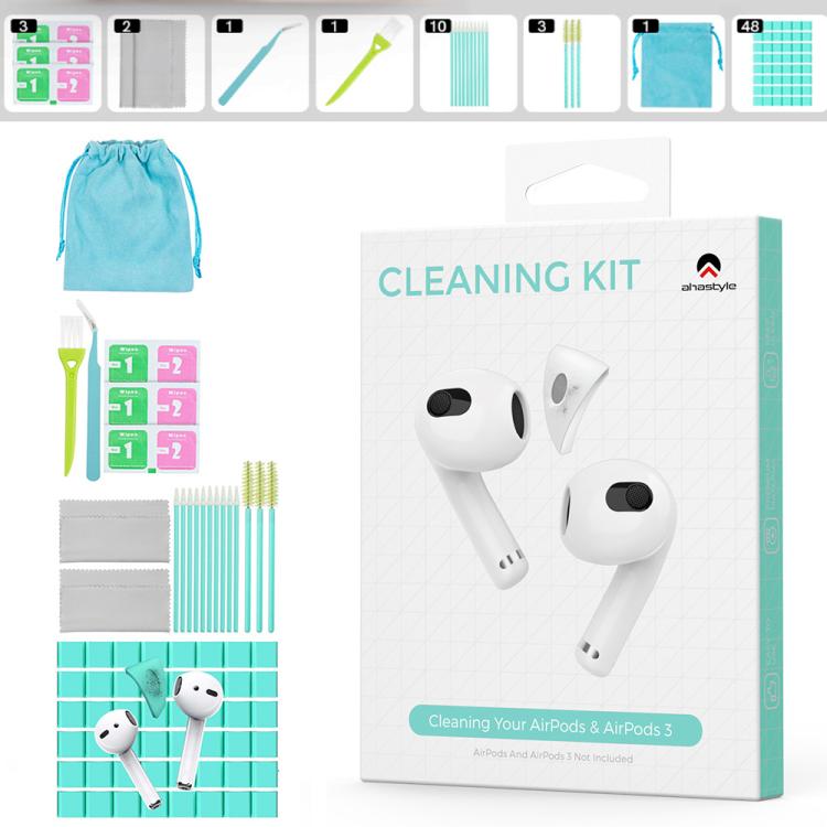 AhaStyle PT178 Earphone Cleaning Kit Keyboard Tablet Electronic Cleaning Tools