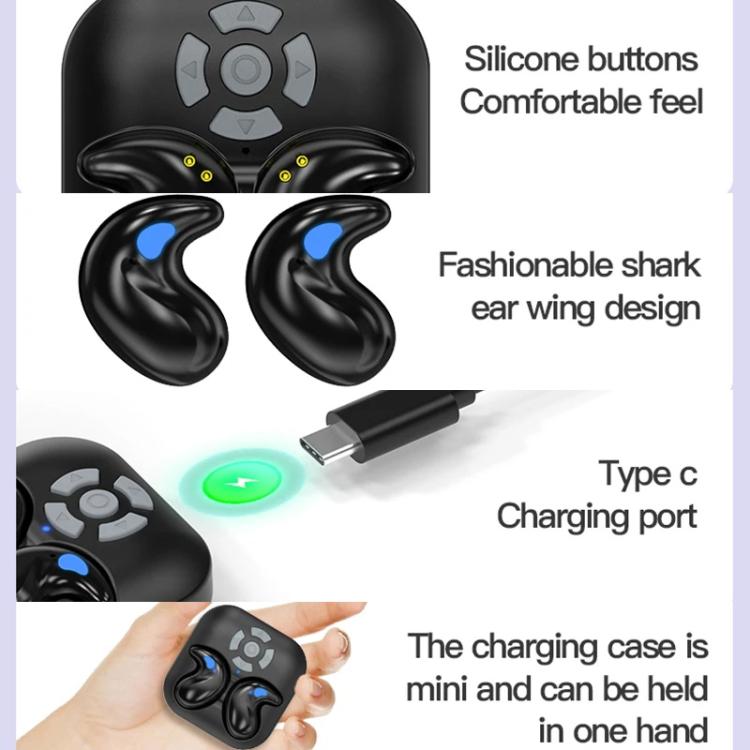 Bluetooth Sleep Earphones Video Like Remote Control E-book Page Turner